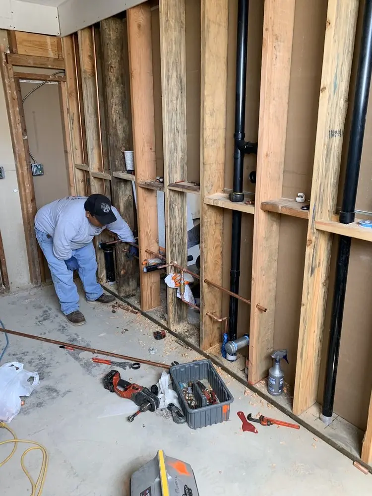Commercial rough-in plumbing for Water Heater Replacement in Yorklyn